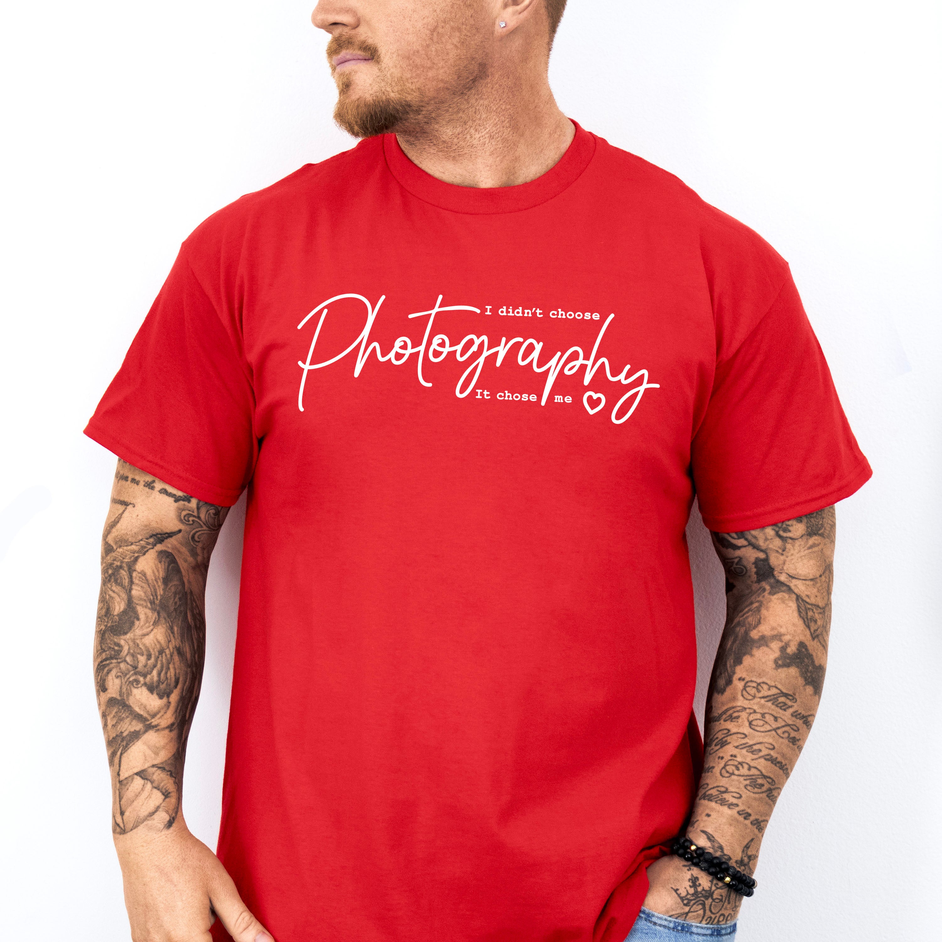 Photography Chose Me - Photography Unisex Crewneck T-Shirt Sweatshirt Hoodie