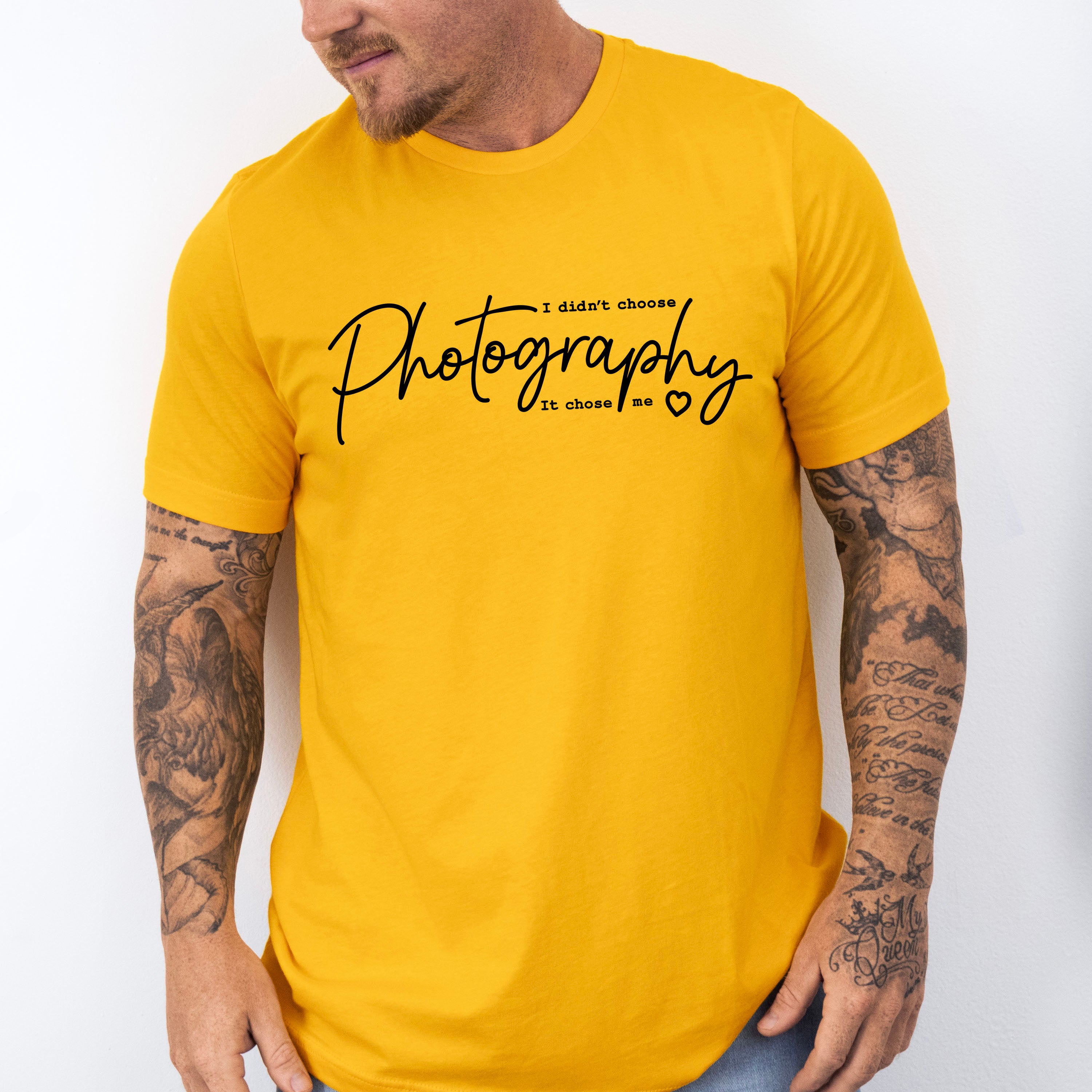 Photography Chose Me - Photography Unisex Crewneck T-Shirt Sweatshirt Hoodie