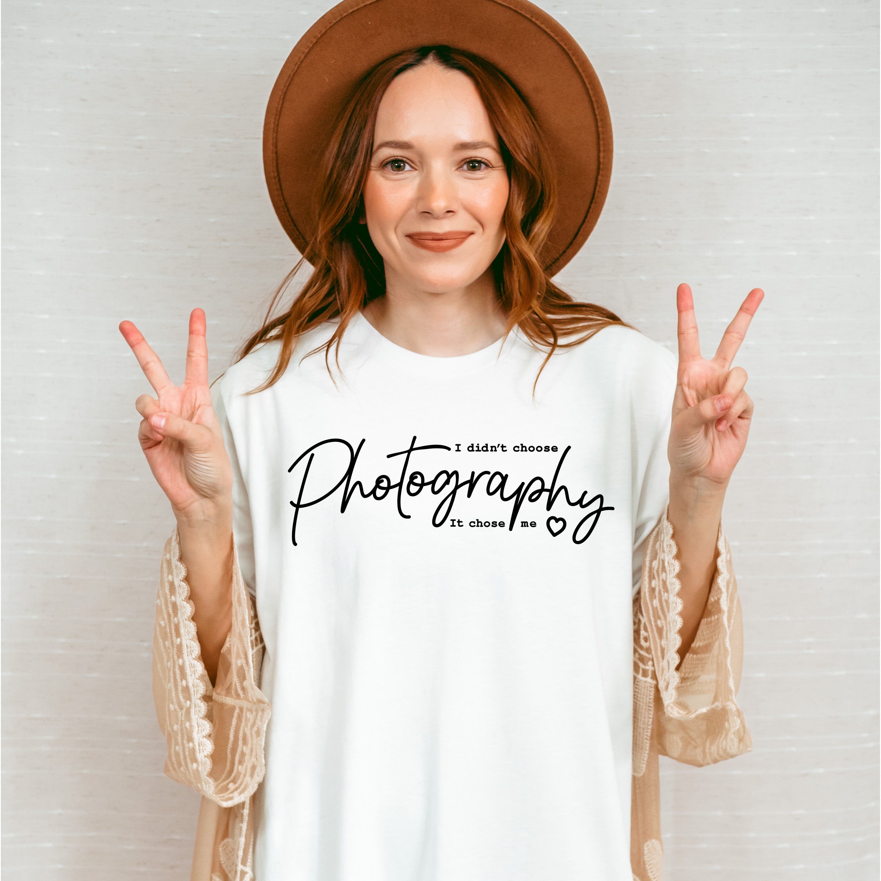 Photography Chose Me - Photography Unisex Crewneck T-Shirt Sweatshirt Hoodie