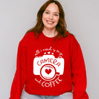 Camera And Coffee - Photography Unisex Crewneck T-Shirt Sweatshirt Hoodie