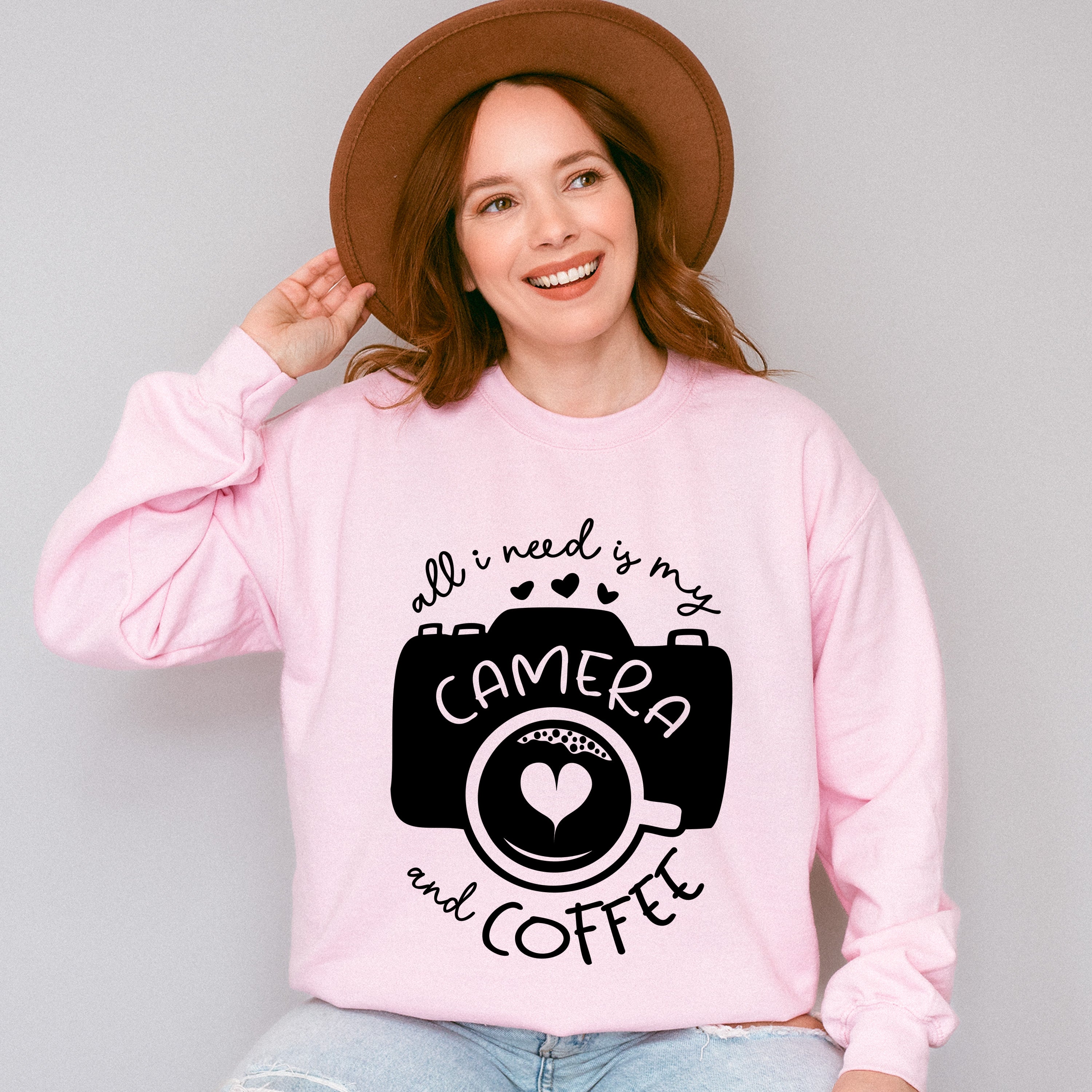 Camera And Coffee - Photography Unisex Crewneck T-Shirt Sweatshirt Hoodie