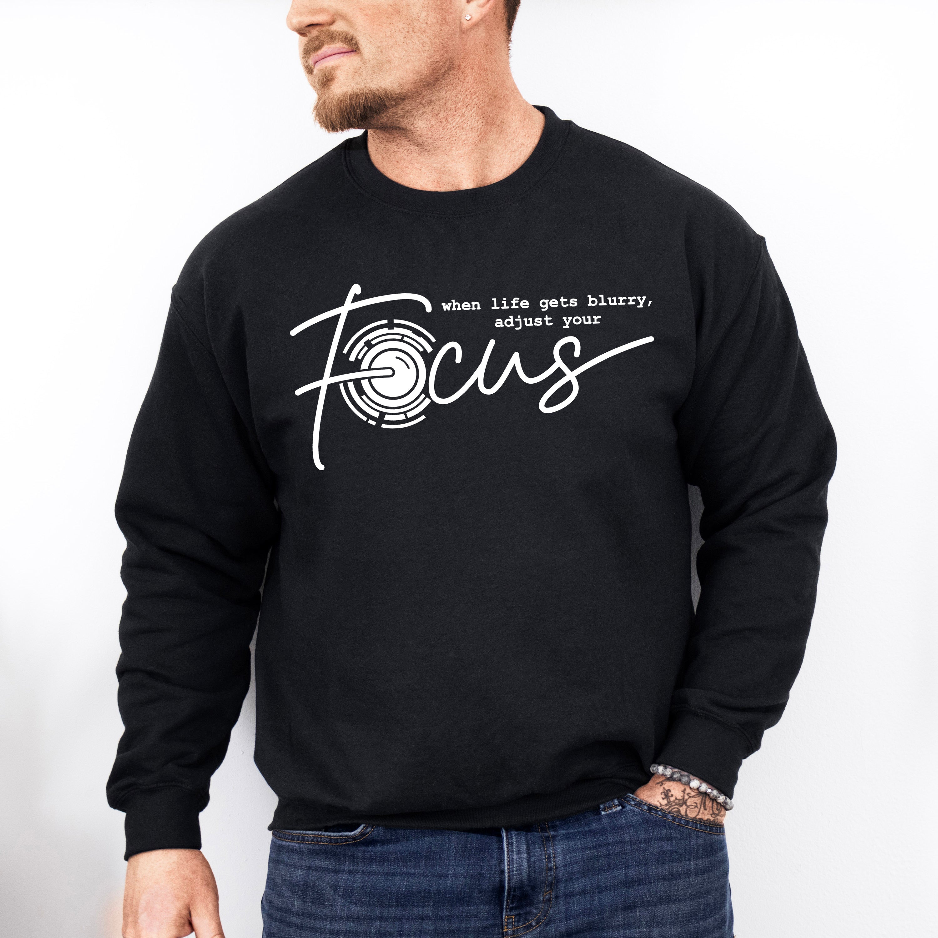 Adjust Your Focus - Photography Unisex Crewneck T-Shirt Sweatshirt Hoodie