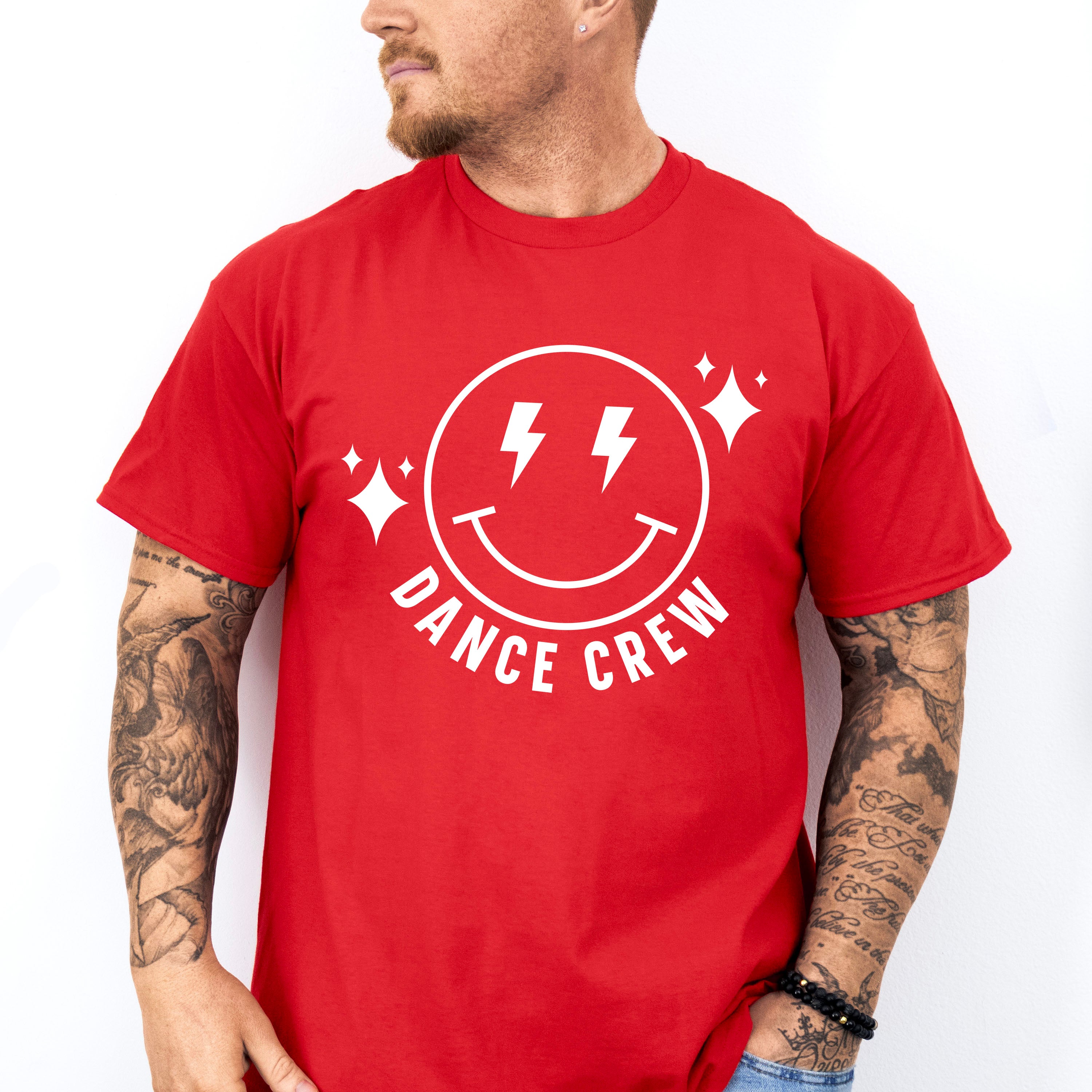 Dance Crew Smiley - Dancing Unisex Crewneck T-Shirt Sweatshirt Hoodie