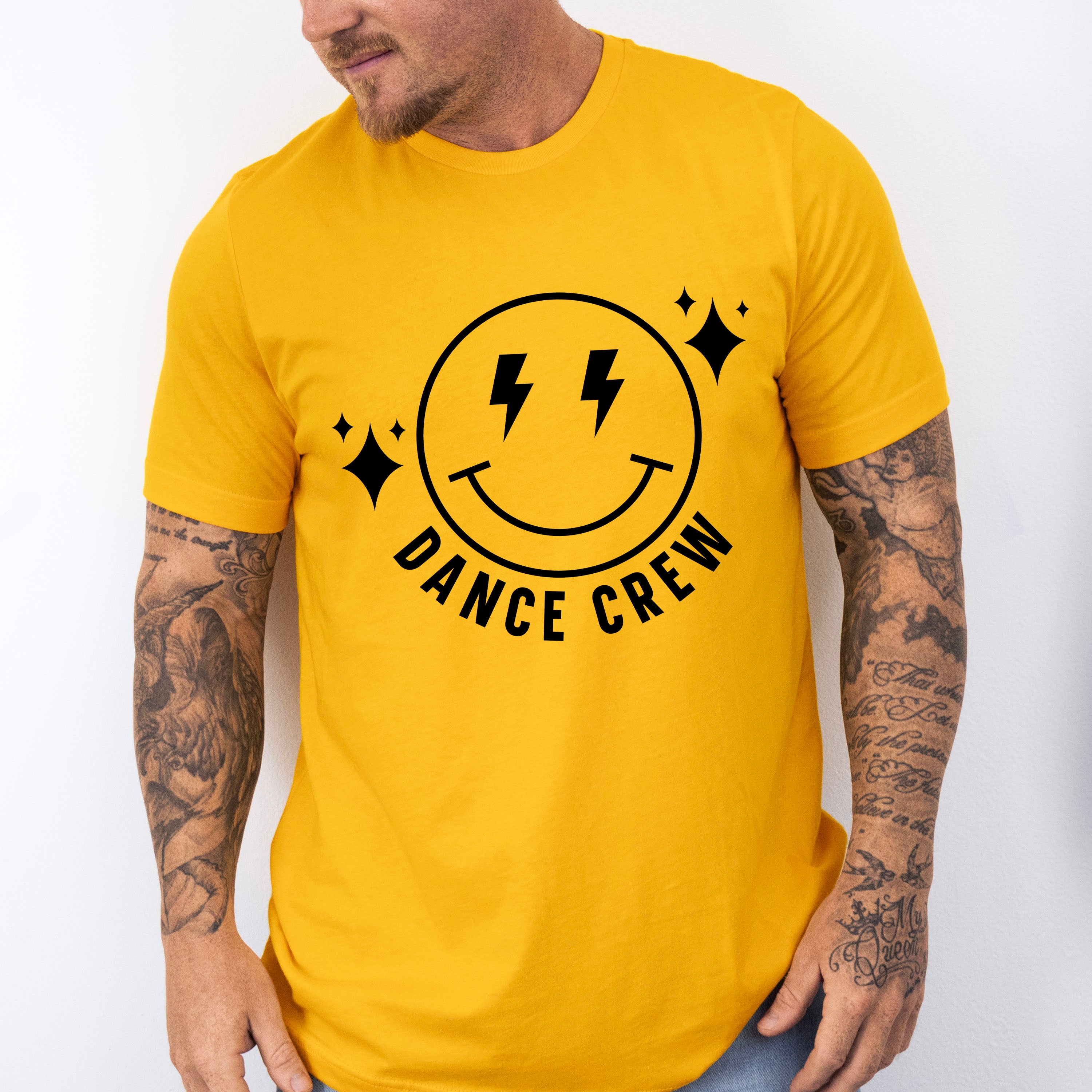 Dance Crew Smiley - Dancing Unisex Crewneck T-Shirt Sweatshirt Hoodie