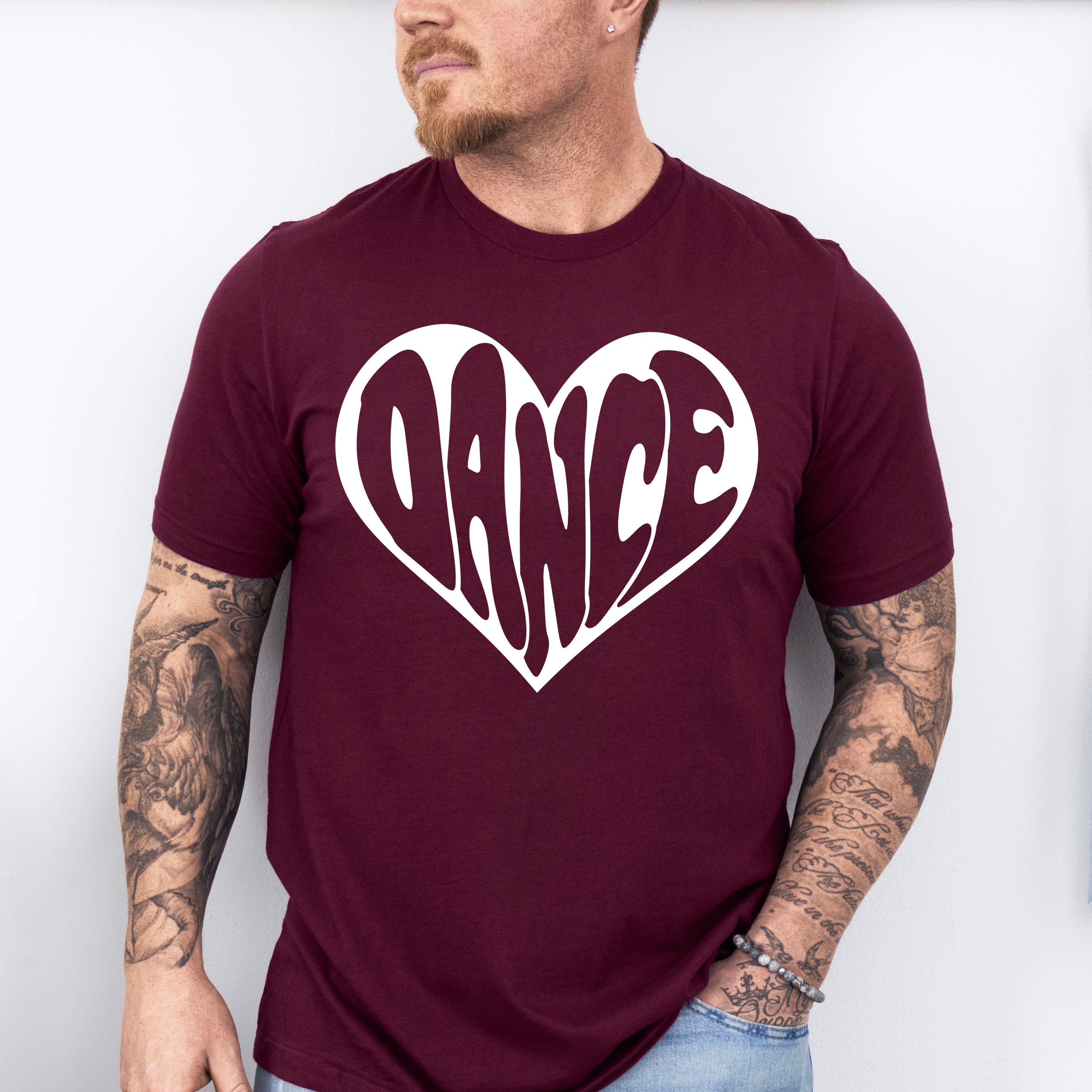 Dance Heart Design - Dancing Unisex Crewneck T-Shirt Sweatshirt Hoodie