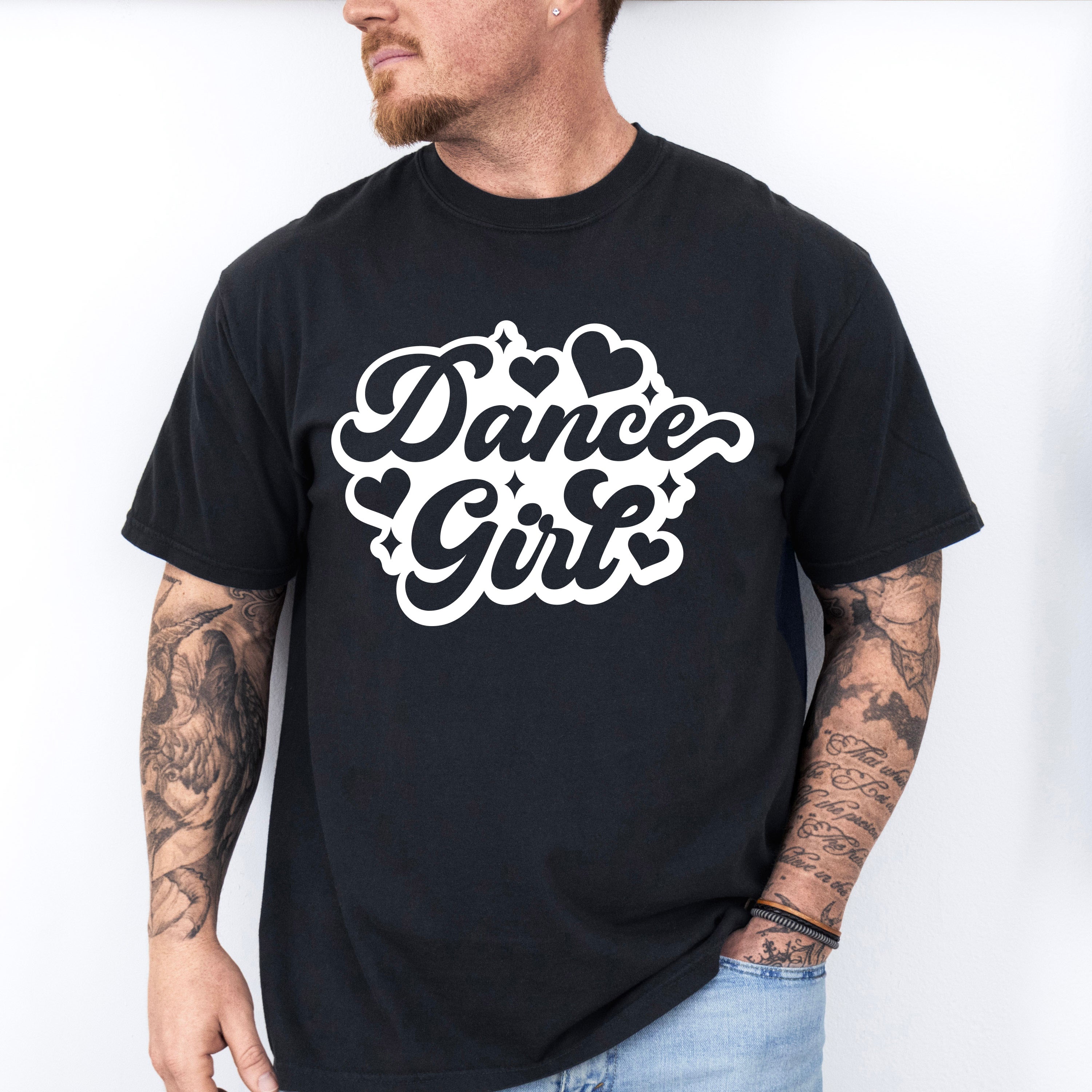 Dance Girl Heart Design - Dancing Unisex Crewneck T-Shirt Sweatshirt Hoodie