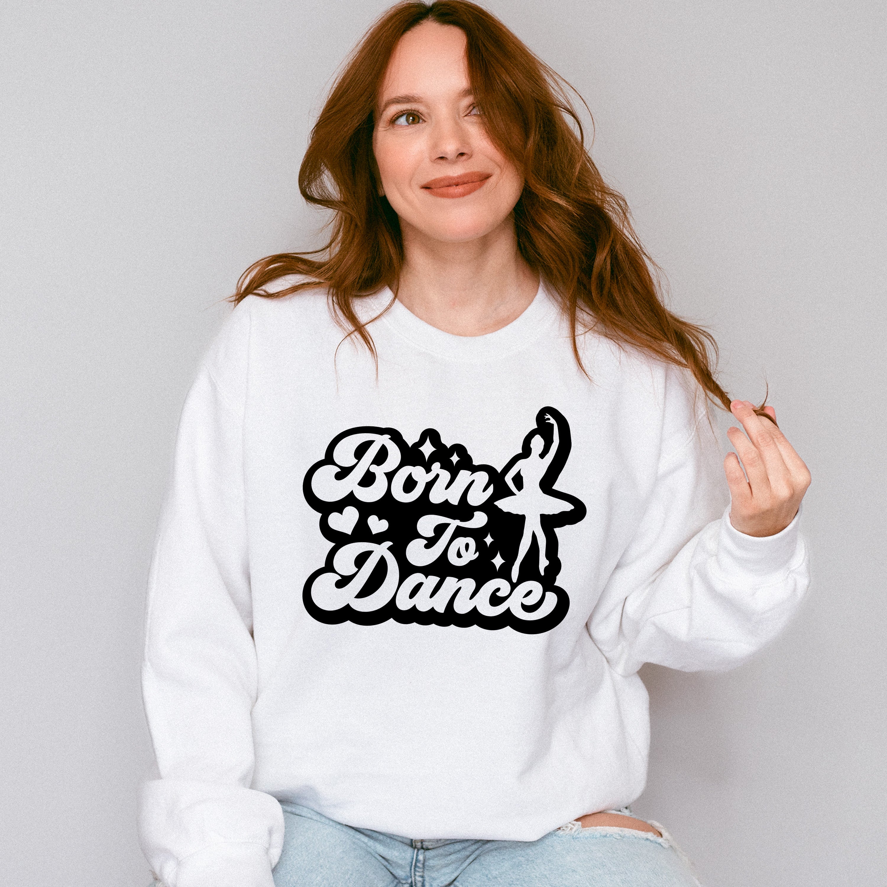 Born To Dance Design - Dancing Unisex Crewneck T-Shirt Sweatshirt Hoodie