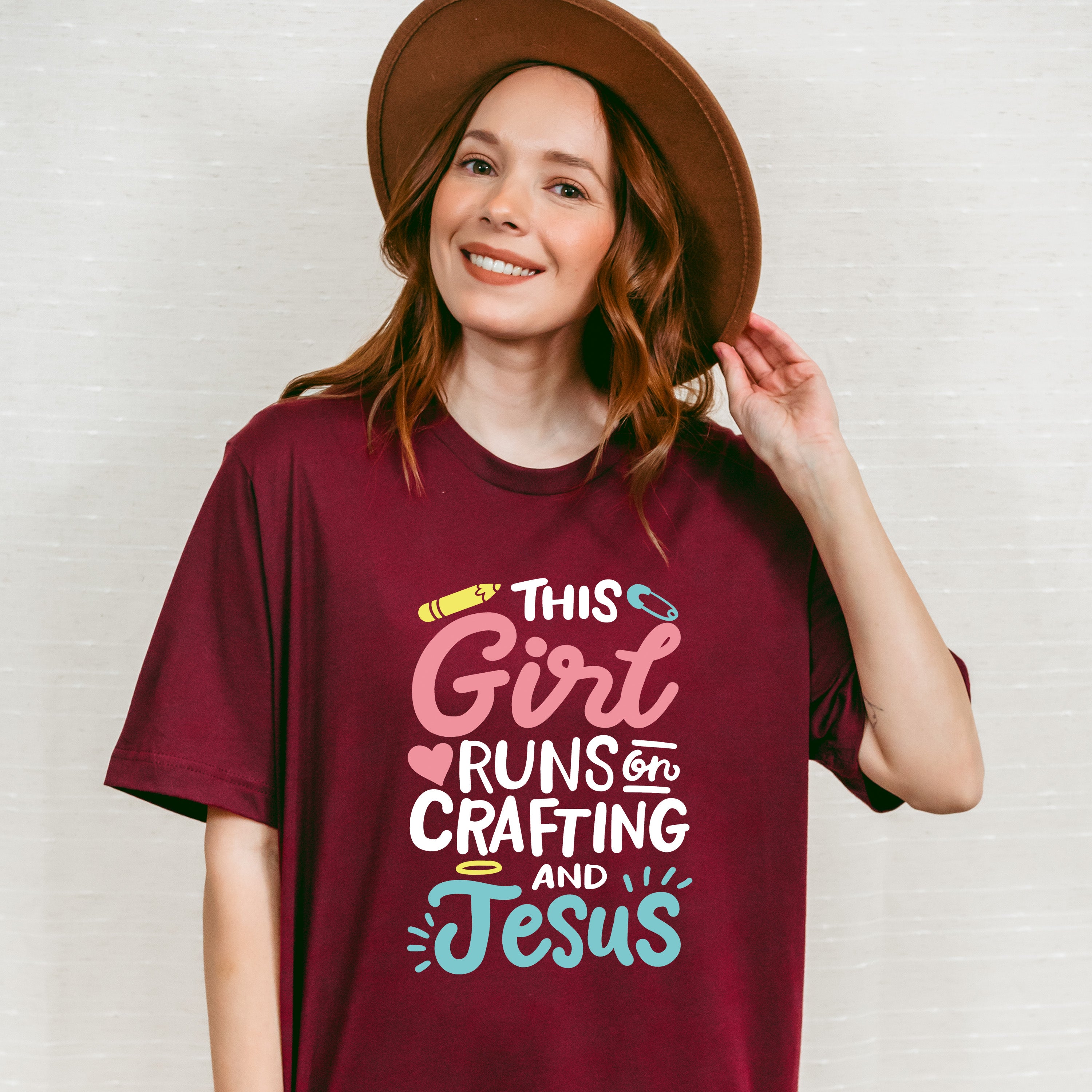 Crafting And Jesus - Crafting Unisex Crewneck T-Shirt Sweatshirt Hoodie