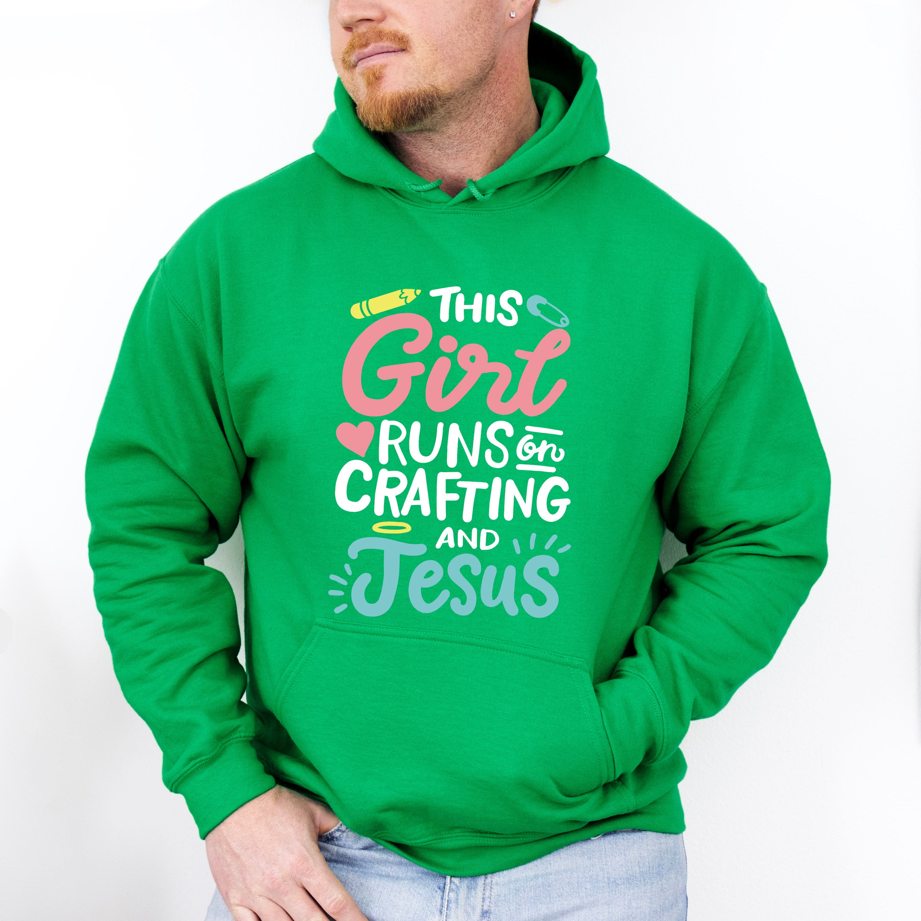 Crafting And Jesus - Crafting Unisex Crewneck T-Shirt Sweatshirt Hoodie
