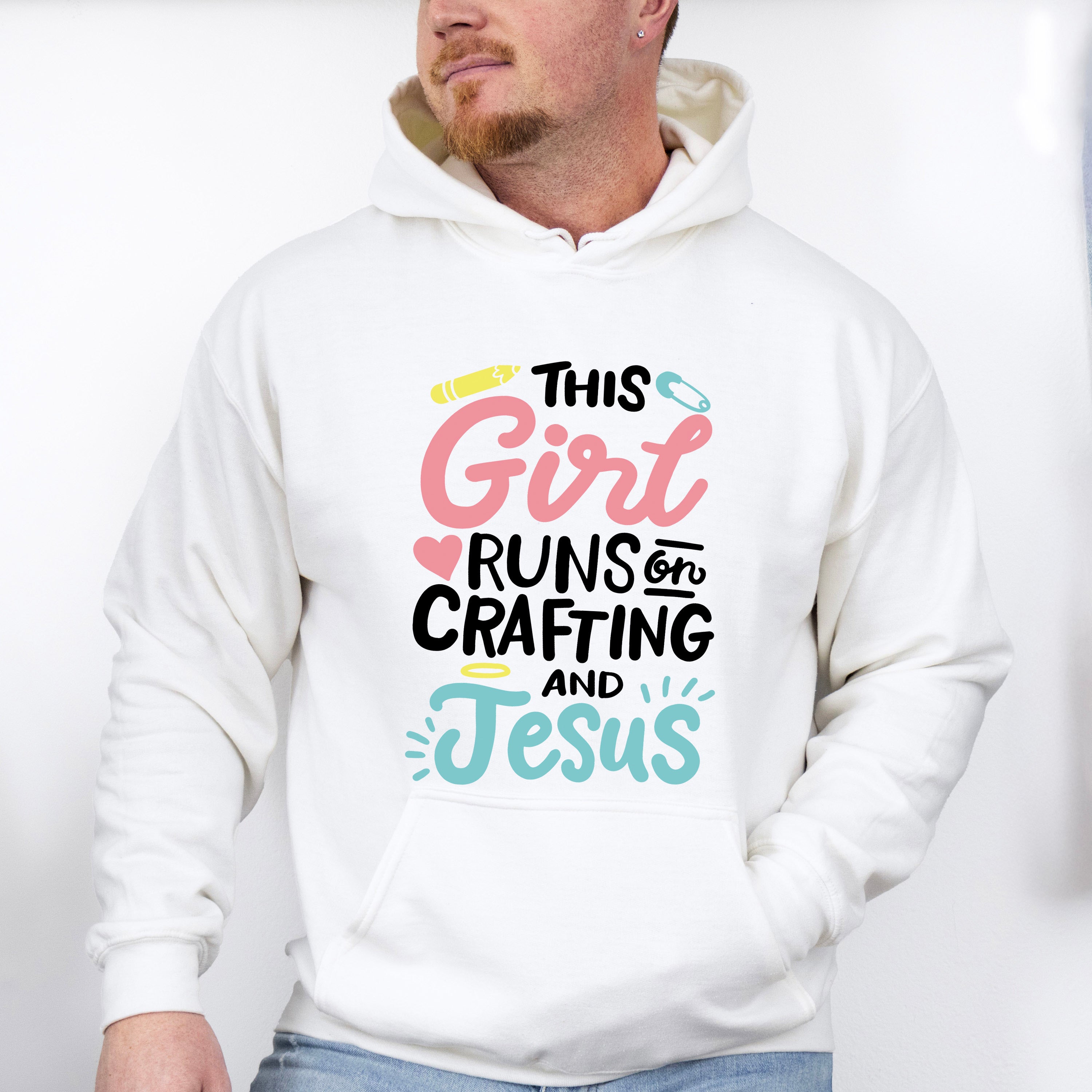 Crafting And Jesus - Crafting Unisex Crewneck T-Shirt Sweatshirt Hoodie
