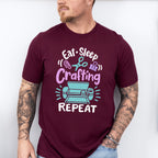Eat Sleep Craft - Crafting Unisex Crewneck T-Shirt Sweatshirt Hoodie
