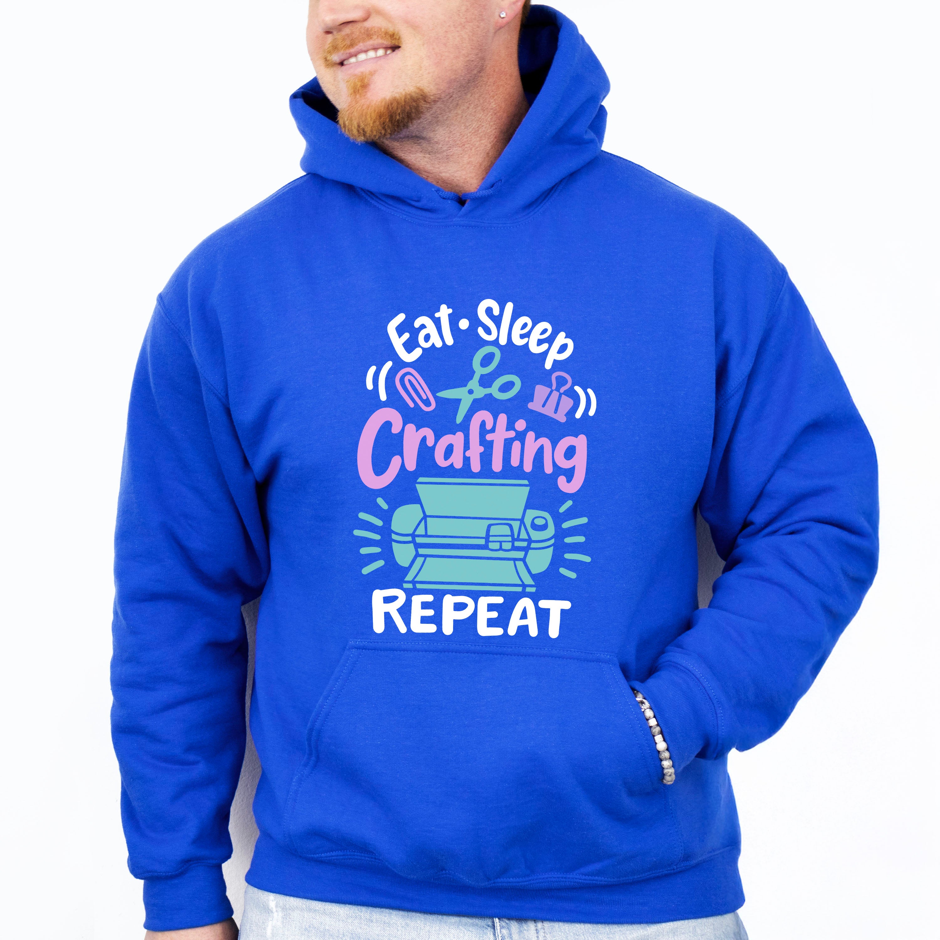 Eat Sleep Craft - Crafting Unisex Crewneck T-Shirt Sweatshirt Hoodie