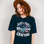 Who Loves Crafting - Crafting Unisex Crewneck T-Shirt Sweatshirt Hoodie