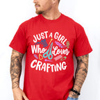 Who Loves Crafting - Crafting Unisex Crewneck T-Shirt Sweatshirt Hoodie