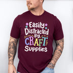 Easily Distracted - Crafting Unisex Crewneck T-Shirt Sweatshirt Hoodie