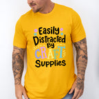 Easily Distracted - Crafting Unisex Crewneck T-Shirt Sweatshirt Hoodie