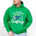 I'd Rather Be Crafting - Crafting Unisex Crewneck T-Shirt Sweatshirt Hoodie