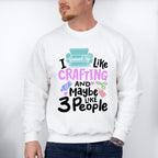 Maybe Like 3 People - Crafting Unisex Crewneck T-Shirt Sweatshirt Hoodie