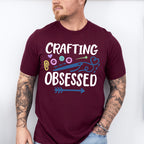 Crafting Obsessed - Crafting Unisex Crewneck T-Shirt Sweatshirt Hoodie