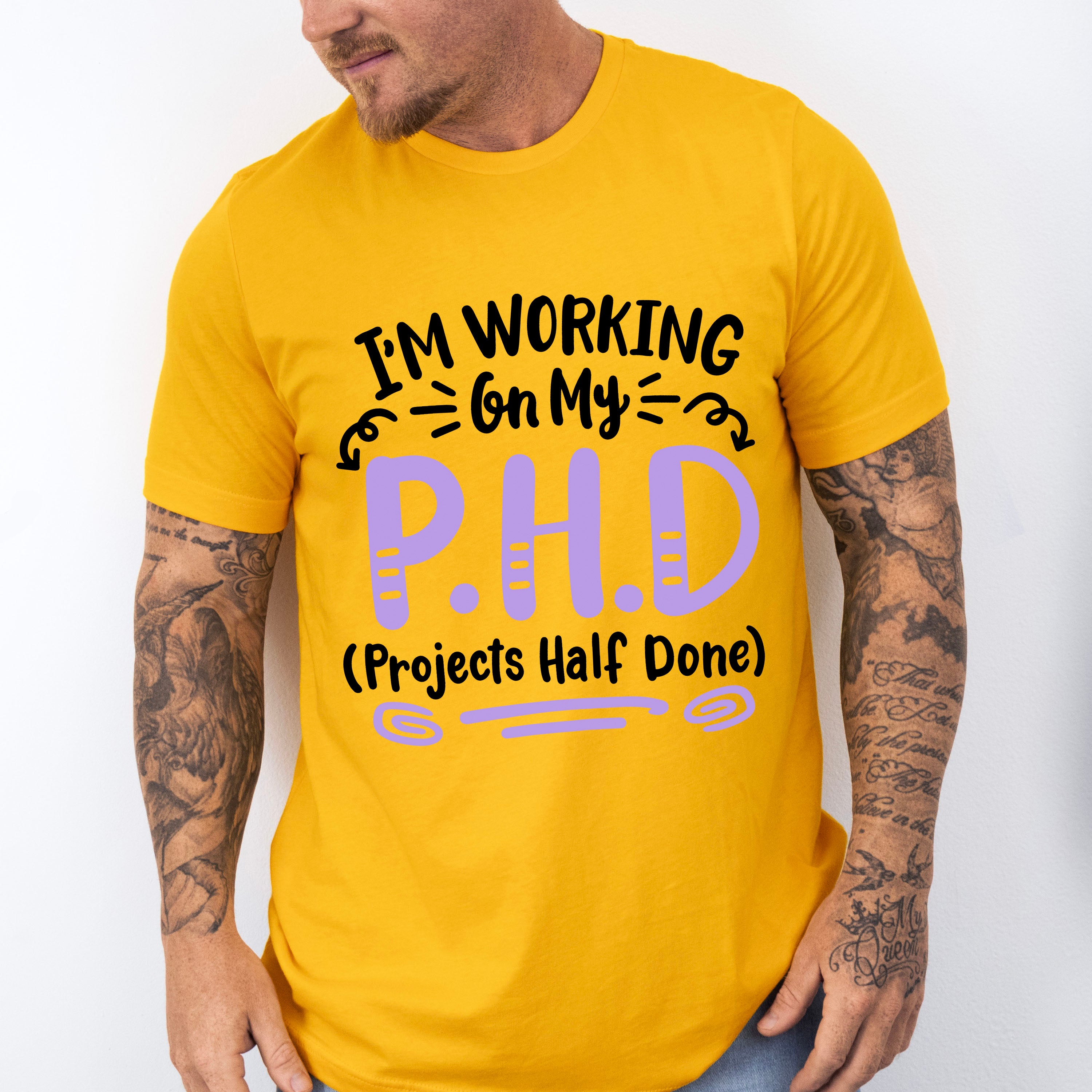 Projects Half Done - Crafting Unisex Crewneck T-Shirt Sweatshirt Hoodie