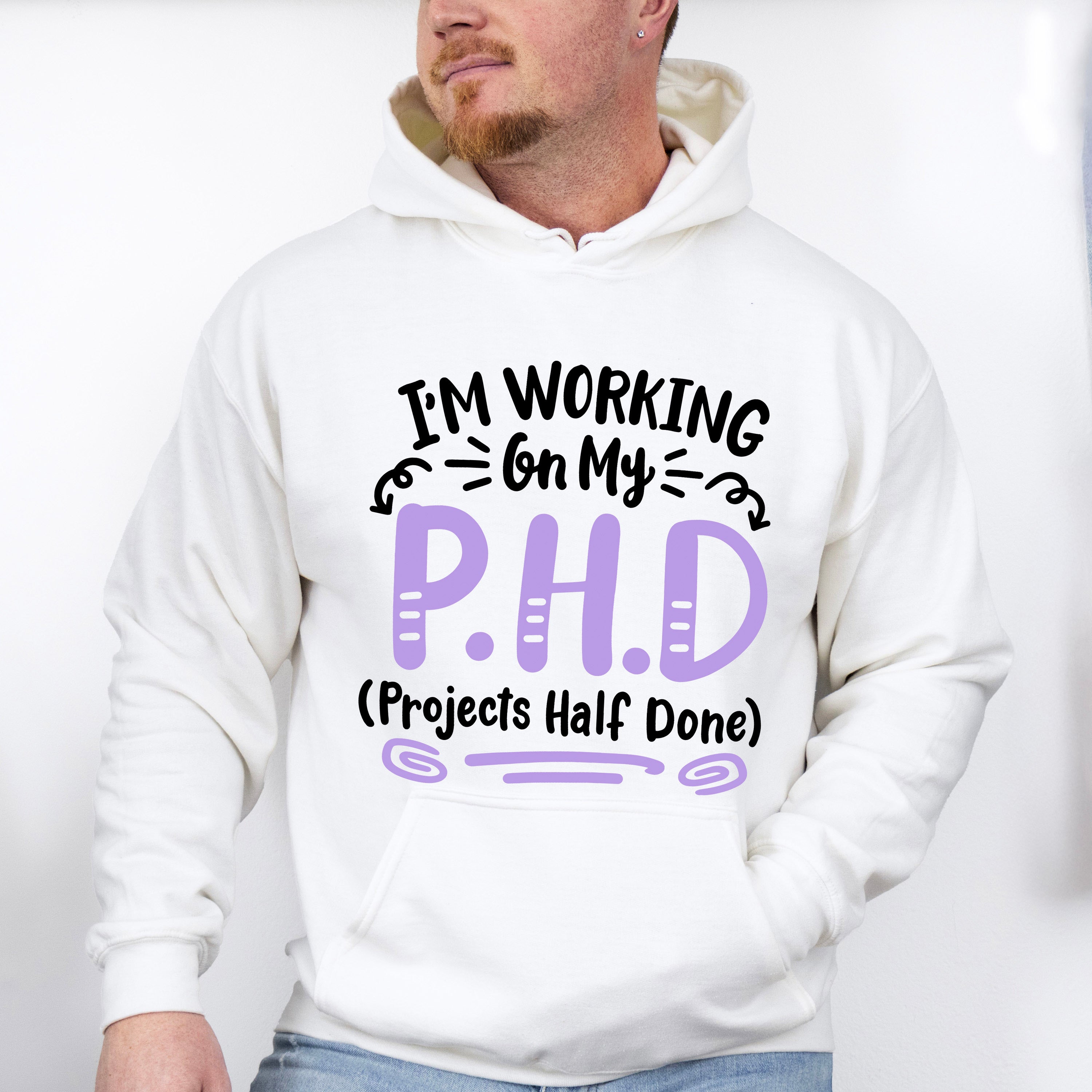 Projects Half Done - Crafting Unisex Crewneck T-Shirt Sweatshirt Hoodie
