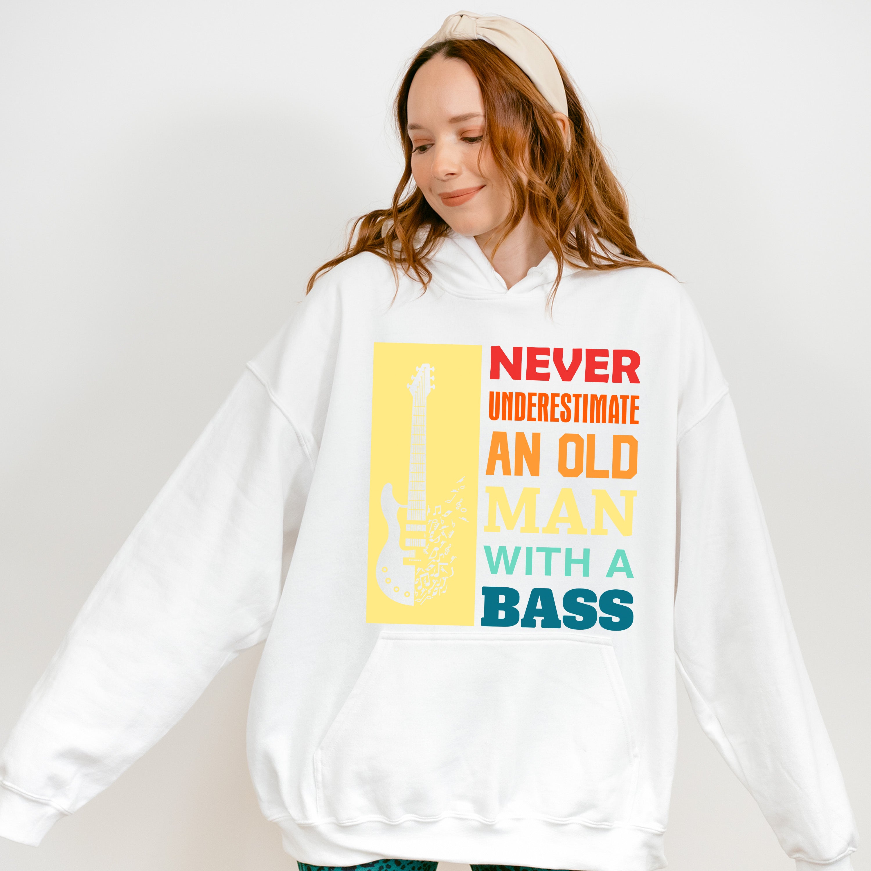Old Man With A Bass - Singing Unisex Crewneck T-Shirt Sweatshirt Hoodie