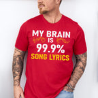 My Brain Is Song Lyrics - Singing Unisex Crewneck T-Shirt Sweatshirt Hoodie