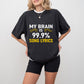 My Brain Is Song Lyrics - Singing Unisex Crewneck T-Shirt Sweatshirt Hoodie