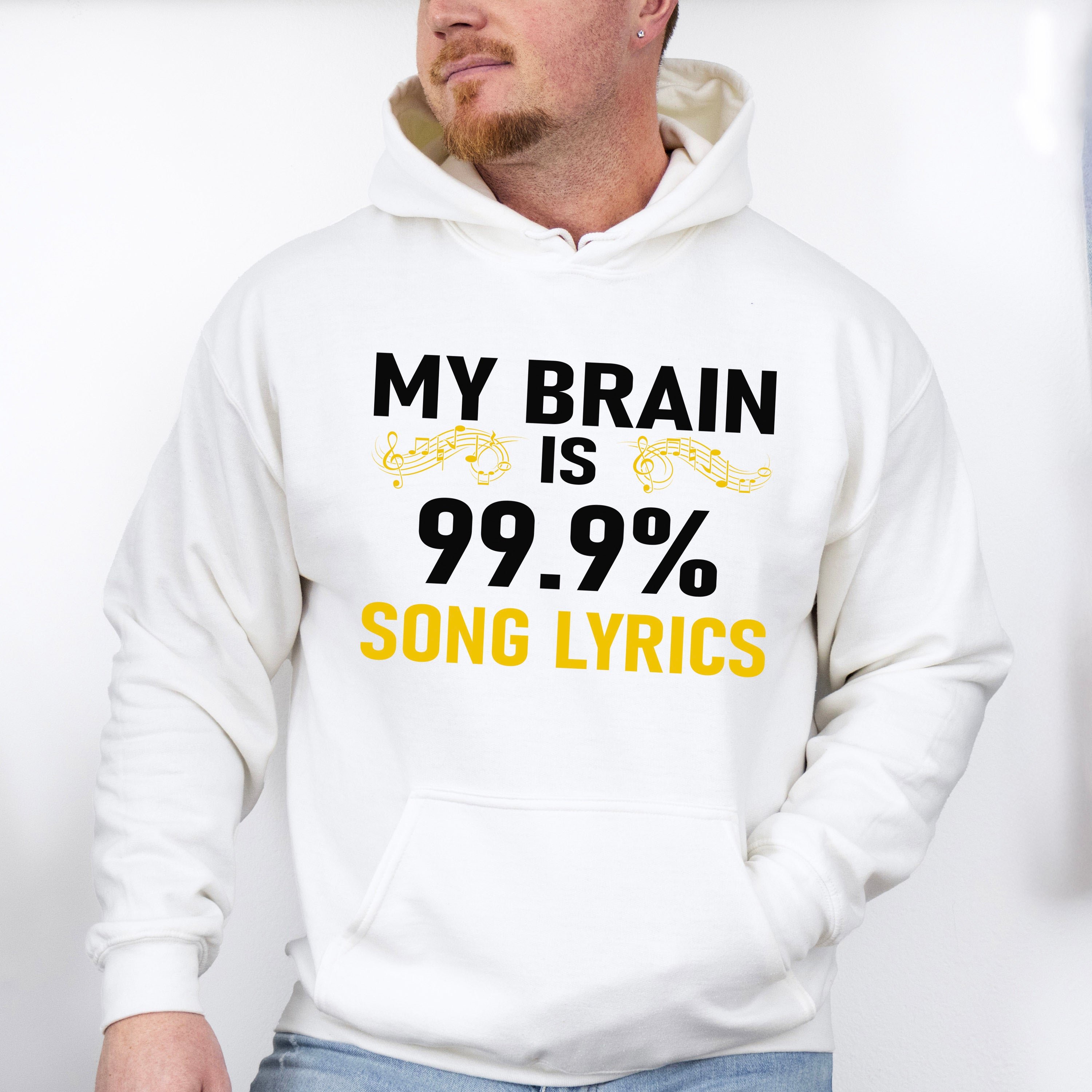 My Brain Is Song Lyrics - Singing Unisex Crewneck T-Shirt Sweatshirt Hoodie