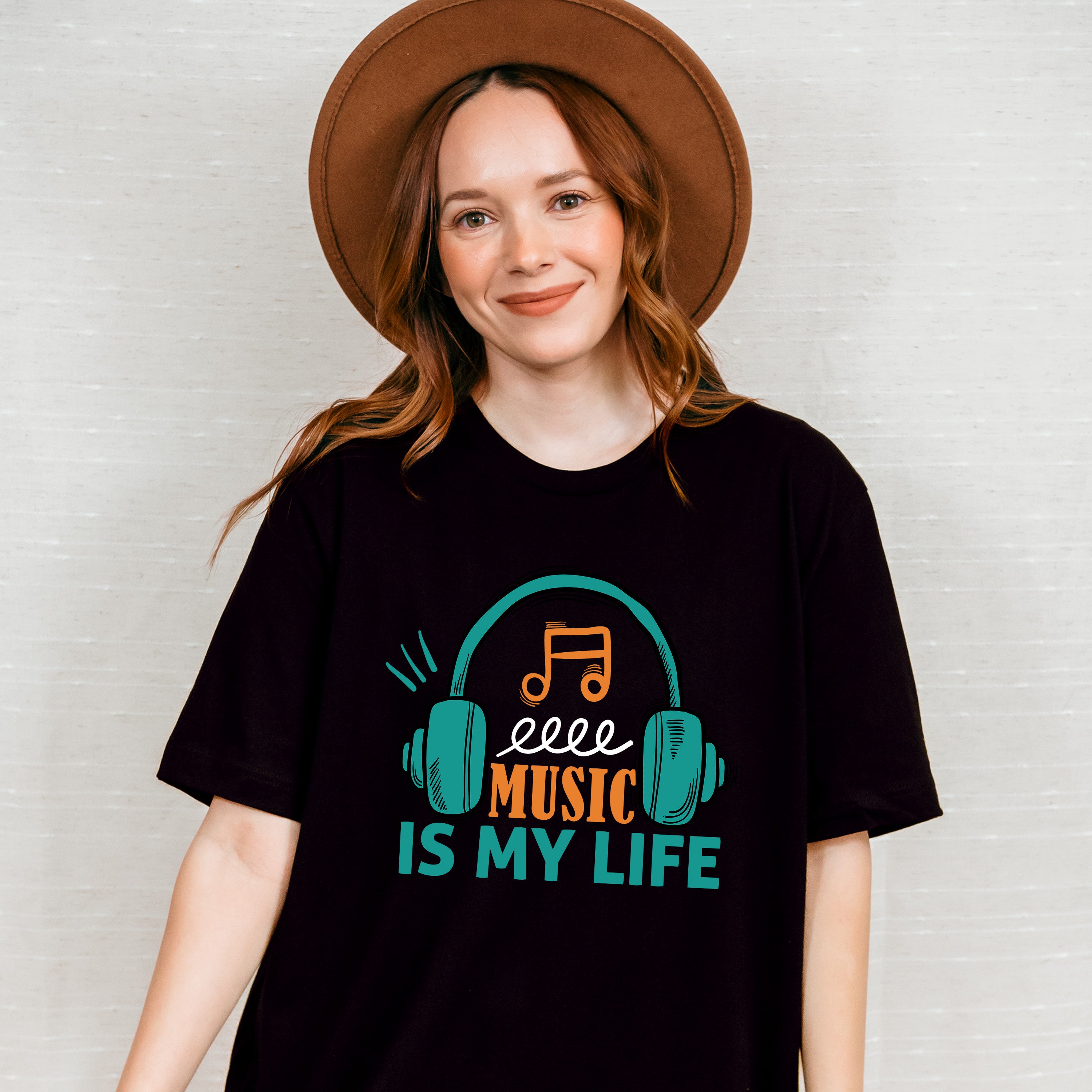 Music Is My Life - Singing Unisex Crewneck T-Shirt Sweatshirt Hoodie