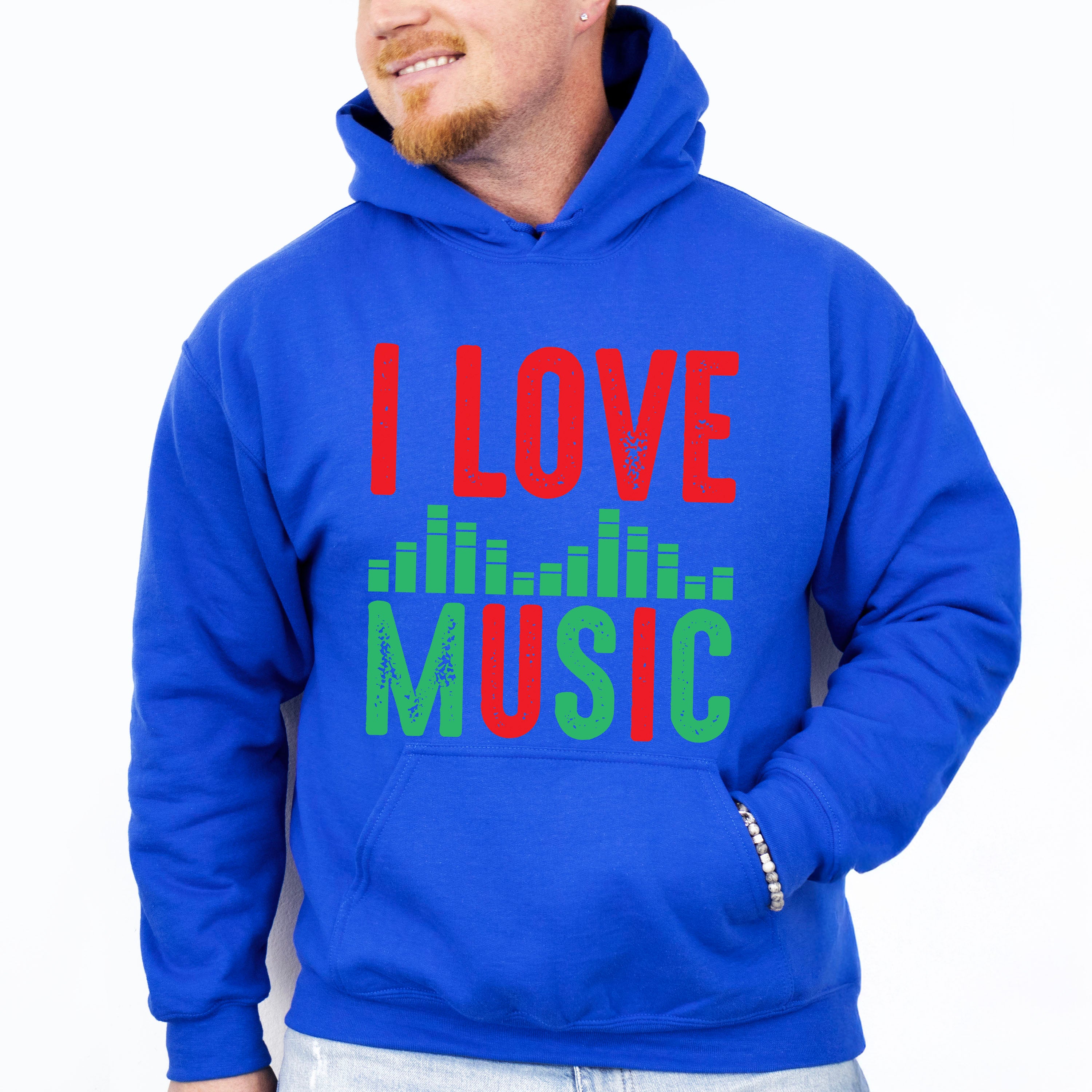 I Love Music - Singing Unisex Crewneck T-Shirt Sweatshirt Hoodie