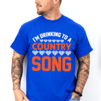 Drinking To A Country Song - Singing Unisex Crewneck T-Shirt Sweatshirt Hoodie