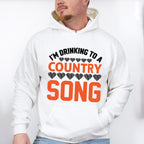 Drinking To A Country Song - Singing Unisex Crewneck T-Shirt Sweatshirt Hoodie