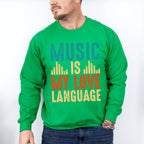 Love Language - Singing Unisex Crewneck T-Shirt Sweatshirt Hoodie