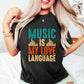 Love Language - Singing Unisex Crewneck T-Shirt Sweatshirt Hoodie