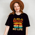 No Music No Life - Singing Unisex Crewneck T-Shirt Sweatshirt Hoodie