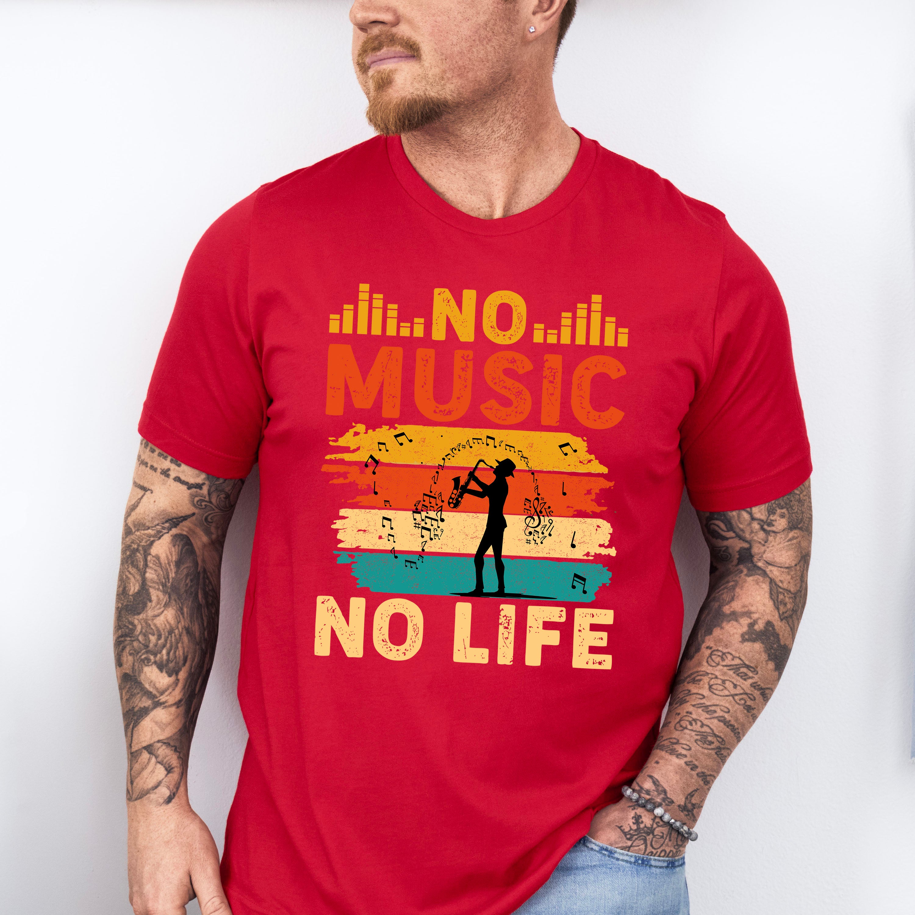 No Music No Life - Singing Unisex Crewneck T-Shirt Sweatshirt Hoodie