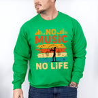 No Music No Life - Singing Unisex Crewneck T-Shirt Sweatshirt Hoodie
