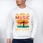 No Music No Life - Singing Unisex Crewneck T-Shirt Sweatshirt Hoodie