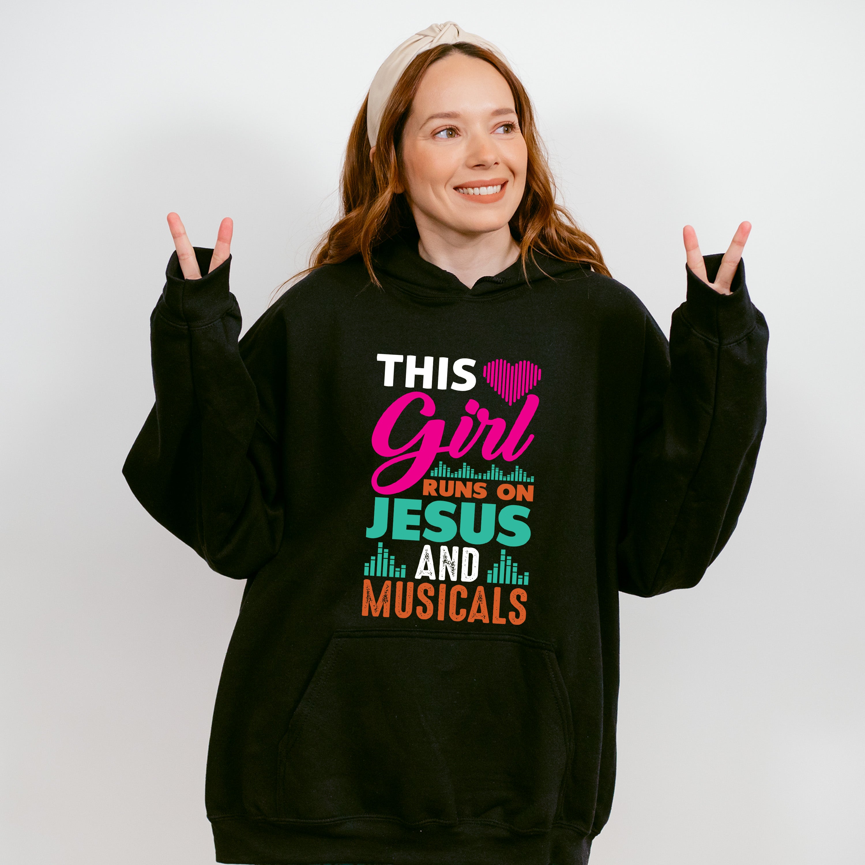 Jesus And Musicals - Singing Unisex Crewneck T-Shirt Sweatshirt Hoodie