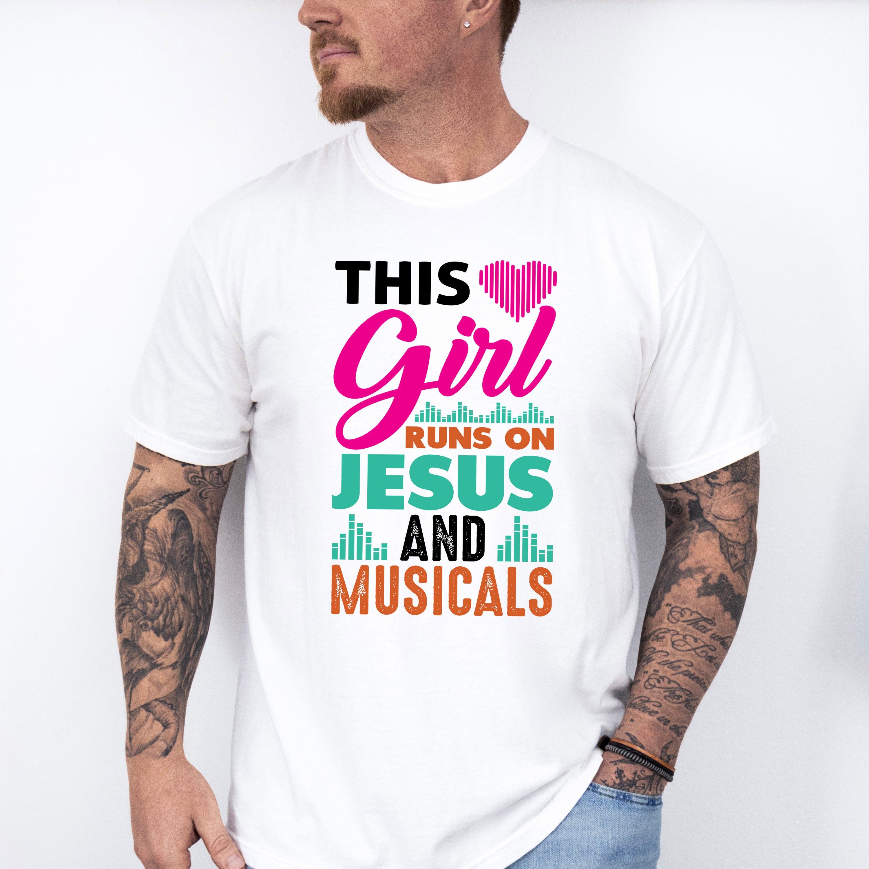 Jesus And Musicals - Singing Unisex Crewneck T-Shirt Sweatshirt Hoodie