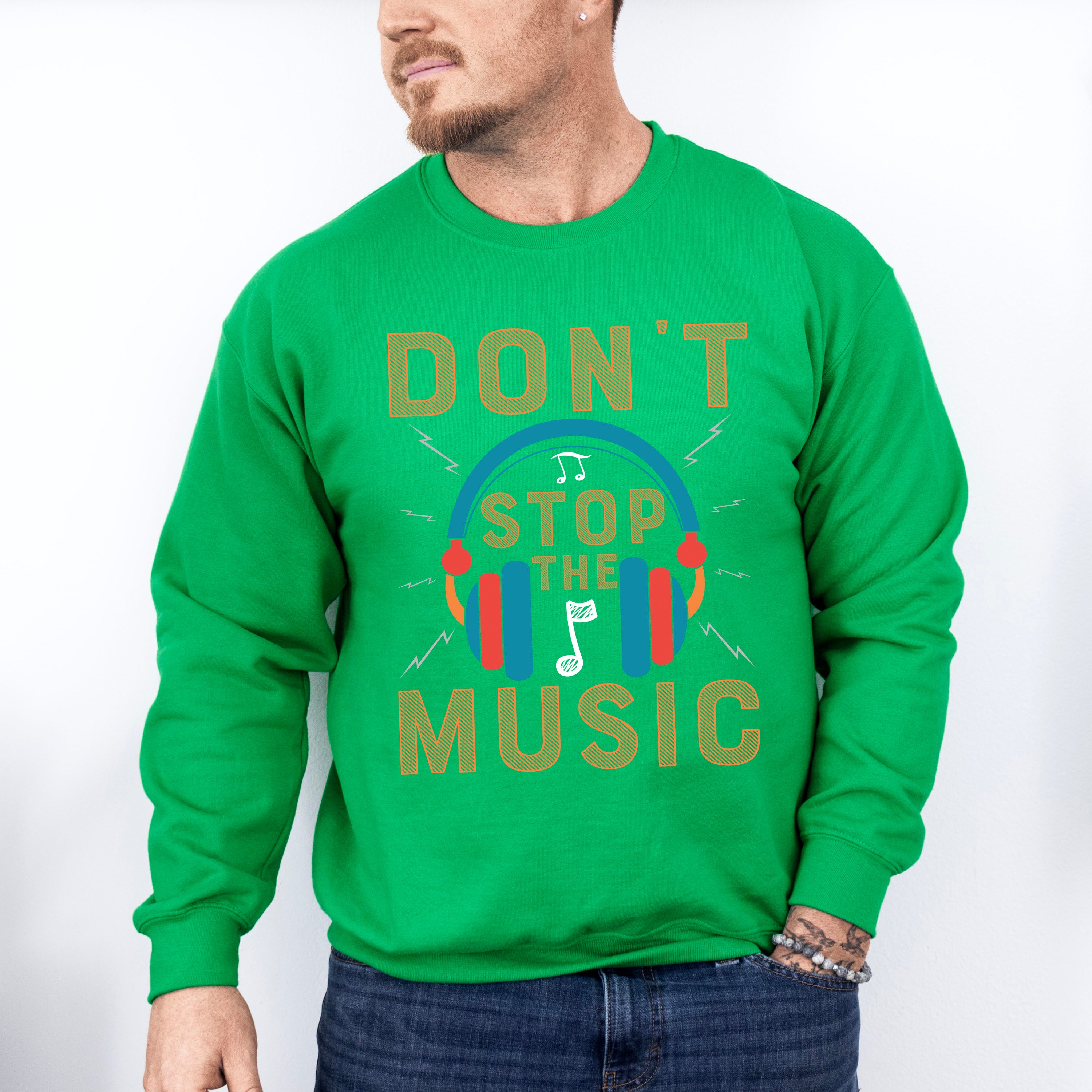 Don't Stop The Music - Singing Unisex Crewneck T-Shirt Sweatshirt Hoodie
