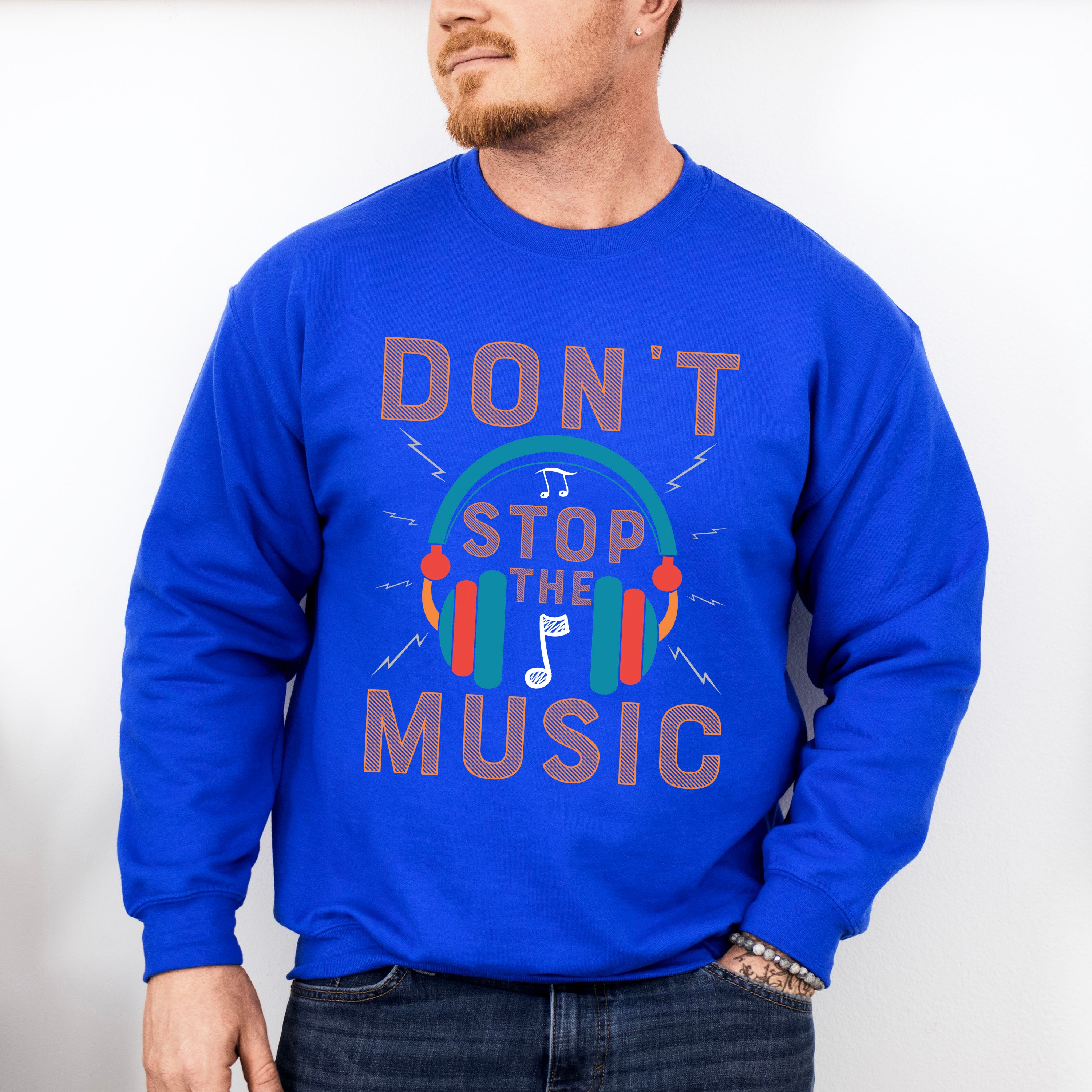 Don't Stop The Music - Singing Unisex Crewneck T-Shirt Sweatshirt Hoodie