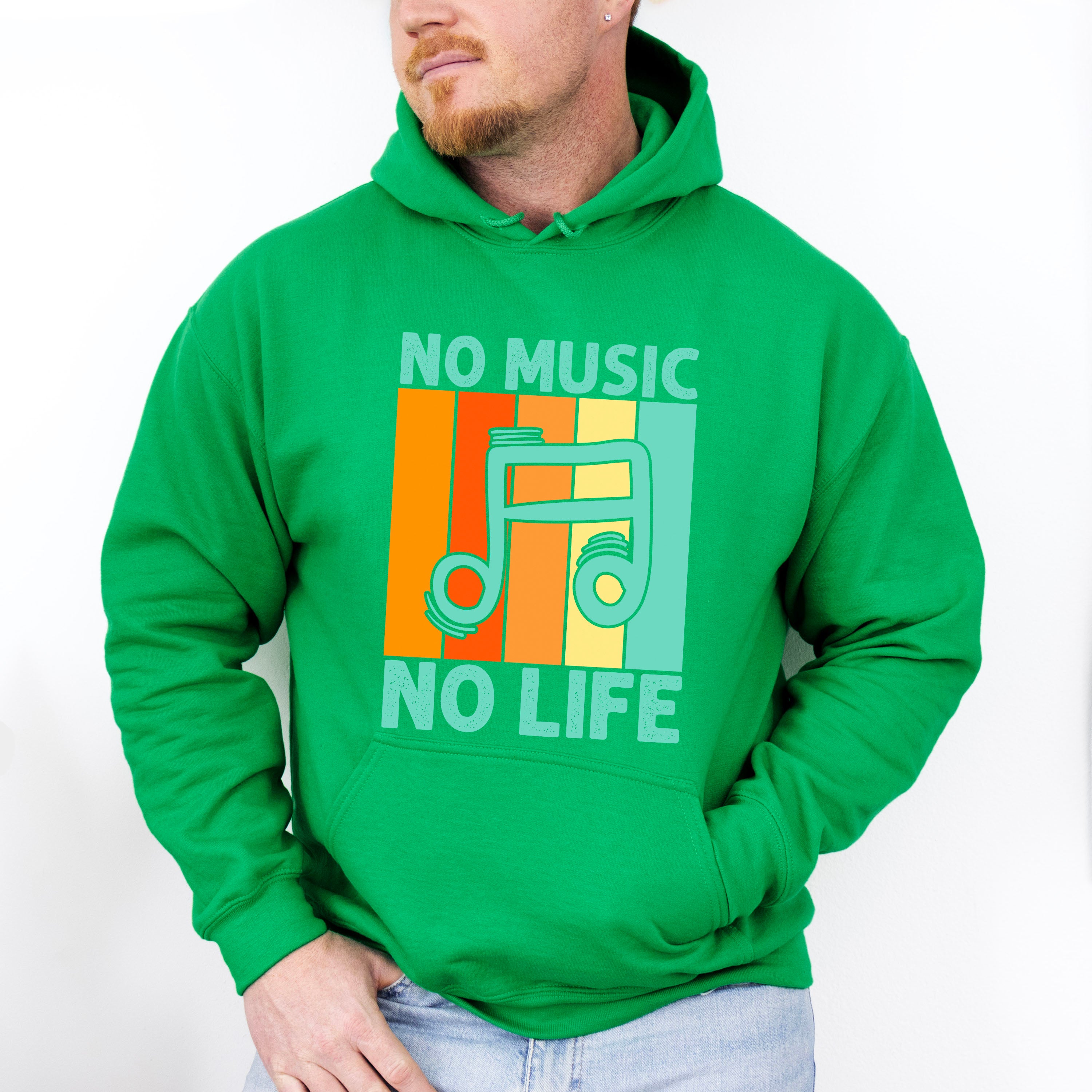 No Music No Life - Singing Unisex Crewneck T-Shirt Sweatshirt Hoodie