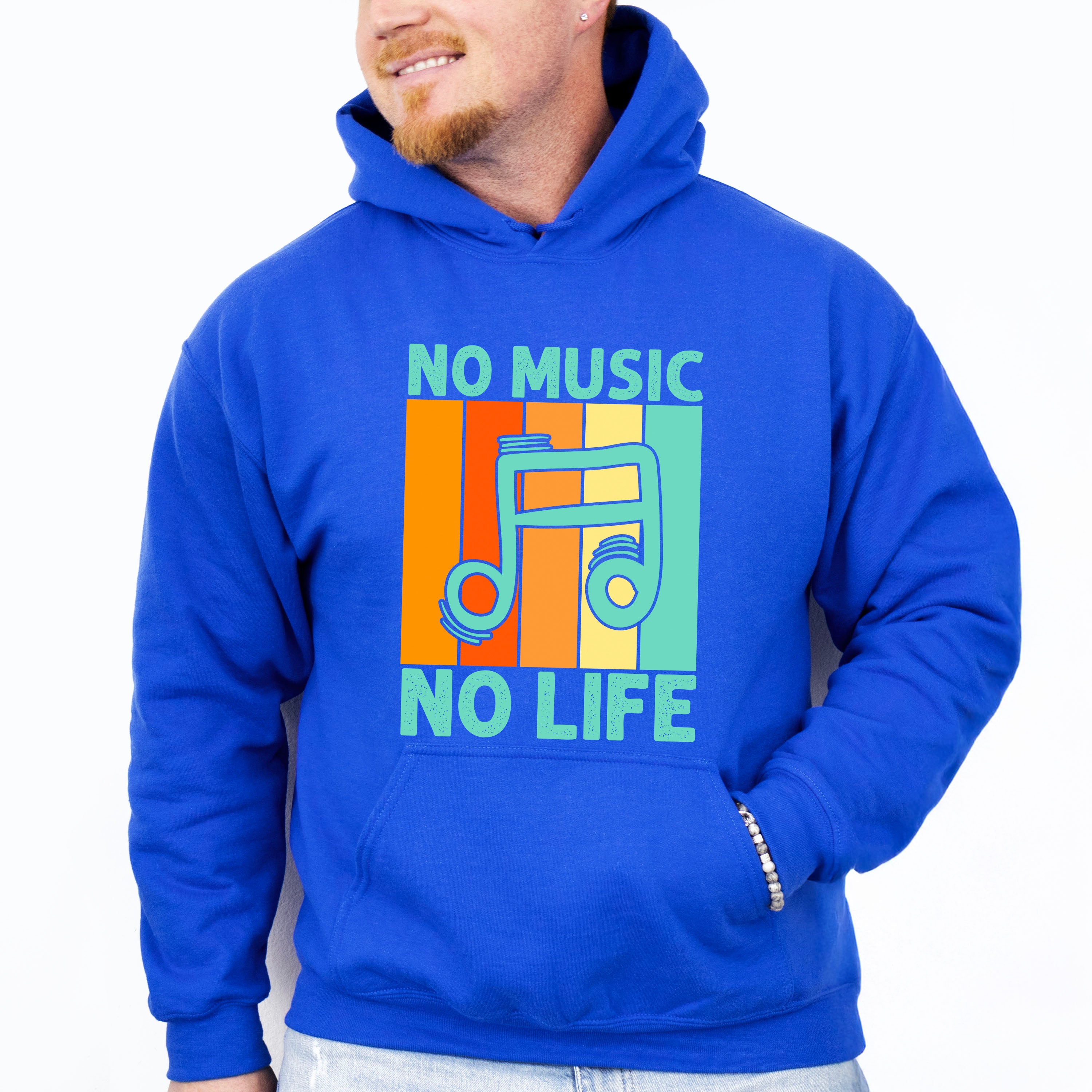 No Music No Life - Singing Unisex Crewneck T-Shirt Sweatshirt Hoodie