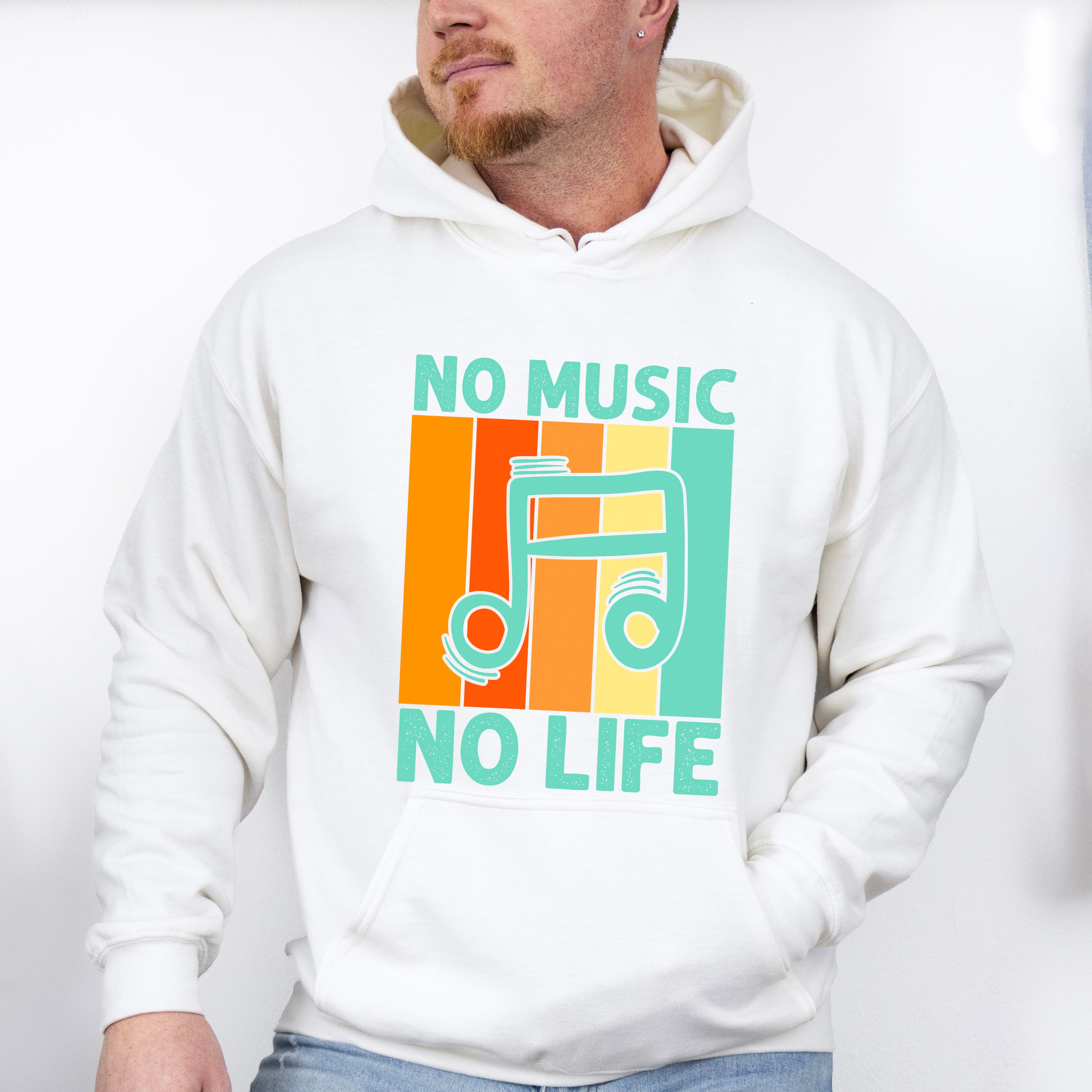 No Music No Life - Singing Unisex Crewneck T-Shirt Sweatshirt Hoodie