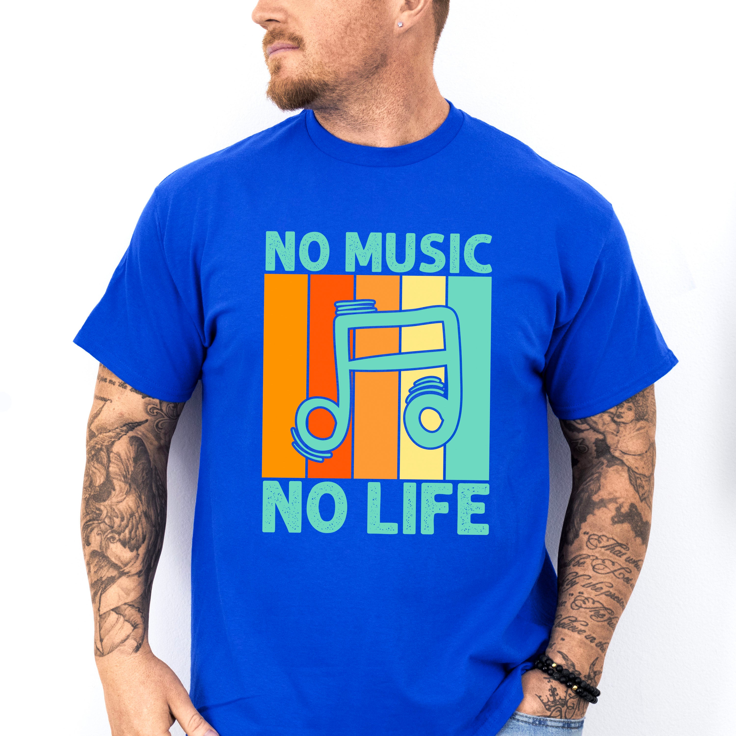 No Music No Life - Singing Unisex Crewneck T-Shirt Sweatshirt Hoodie