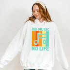No Music No Life - Singing Unisex Crewneck T-Shirt Sweatshirt Hoodie