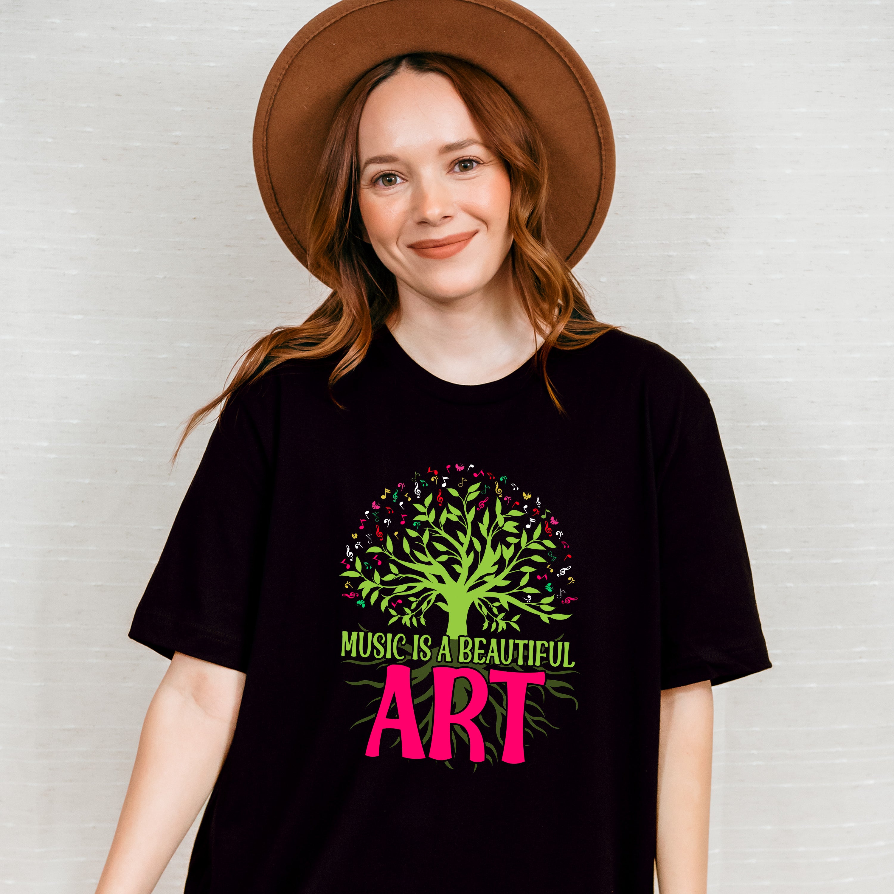 Music Is A Beautiful Art - Singing Unisex Crewneck T-Shirt Sweatshirt Hoodie