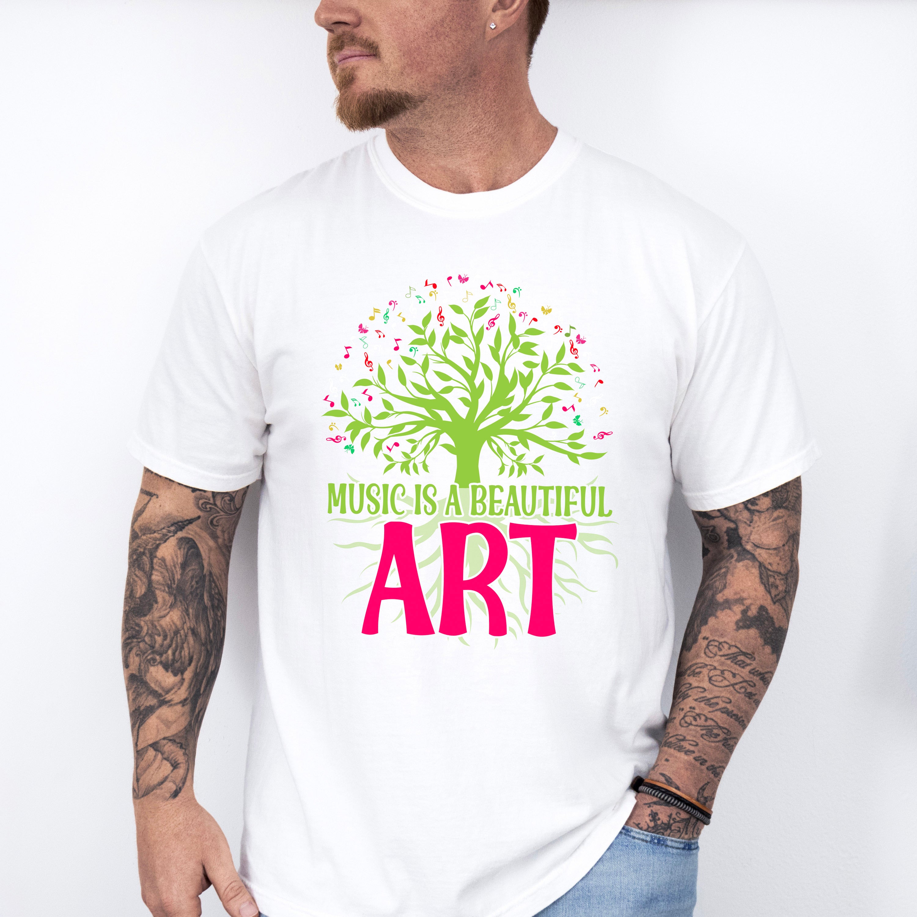 Music Is A Beautiful Art - Singing Unisex Crewneck T-Shirt Sweatshirt Hoodie
